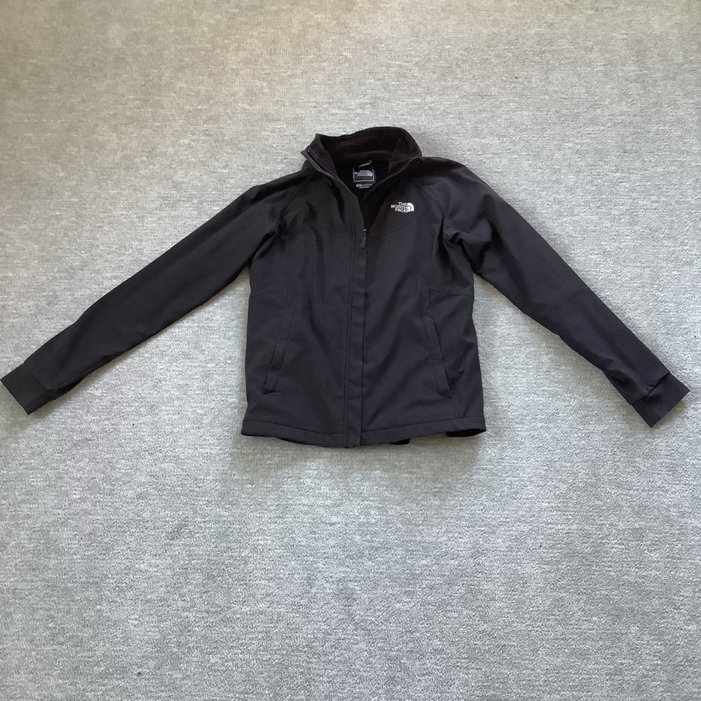 The North Face Black Zip-Up Lined Jacket Sz. M